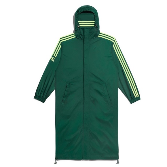 IVY PARK X Adidas Limited Edition! Green Trench Rain Coat. Unisex style! - Picture 5 of 16